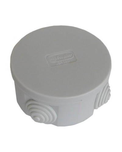 Коробка JBR080 D=80х40, 4 вых., IP44, белая (44005W-1). Коробка монтажная. Экопласт в Ярославле