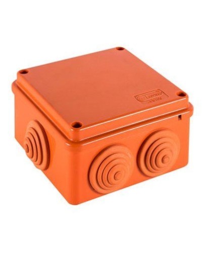 Коробка JBS100 100х100х55, 6 вых., 8P (1,5-6мм²) (43487HF): Коробка монтажная, огнестойкая, без галогена в Ярославле