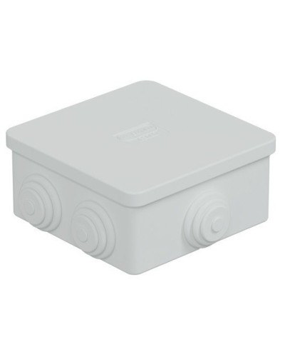 Коробка JBS080 85х85х40, 6 вых, IP44, белая (44006W-1). Коробка монтажная. Экопласт в Ярославле