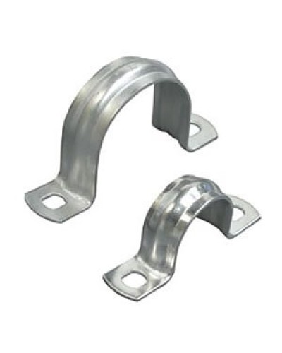 Скоба двухлапковая D50 с двумя отверстиями (50шт) (43650-50): Скоба оцинкованная в Ярославле