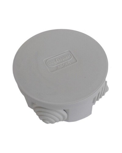 Коробка 3001 D70x36, 4 вых, IP55, серая (44001). Коробка монтажная. Экопласт в Ярославле