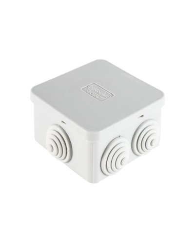Коробка JBS070 70х70х40, 6 вых., IP44, белая (44056W-1). Коробка монтажная. Экопласт в Ярославле