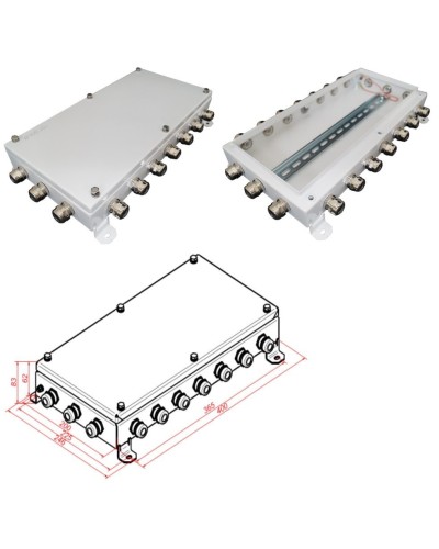 КМ IP66-2040. Коробка монтажная электротехническая. Гефест в Ярославле