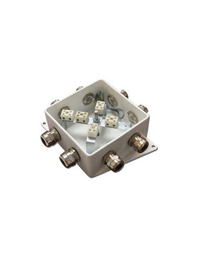 КМ-О (10к)-IP66-120х120, четыре ввода: Коробка монтажная огнестойкая в Ярославле