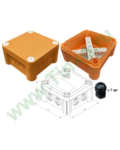 КМ-О-1212(П)(18к)-IP66(П6-12): Коробка монтажная огнестойкая в Ярославле