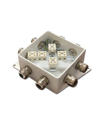 КМ-О (10к*6,0)-IP66-120х120, четыре ввода. Коробка монтажная огнестойкая. Гефест в Ярославле