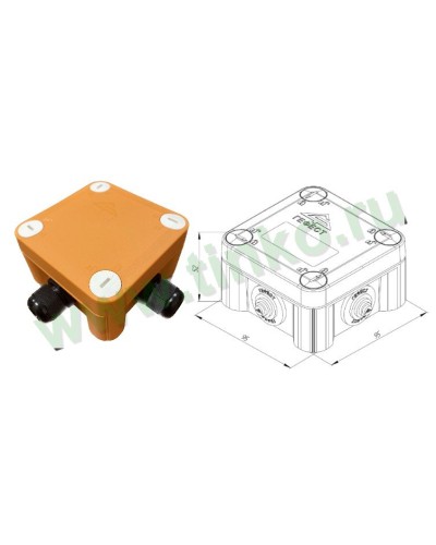 КМ-О-1010(П)(8к)-IP66(П6-12): Коробка монтажная огнестойкая в Ярославле