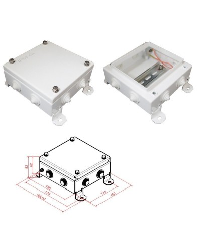 КМ IP55-1515. Коробка монтажная электротехническая. Гефест в Ярославле