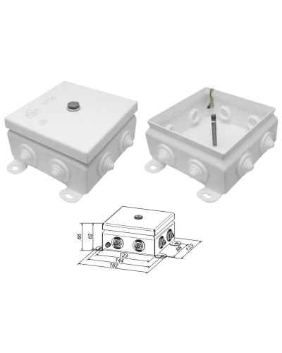 КМ IP55-1212. Коробка монтажная электротехническая. Гефест в Ярославле