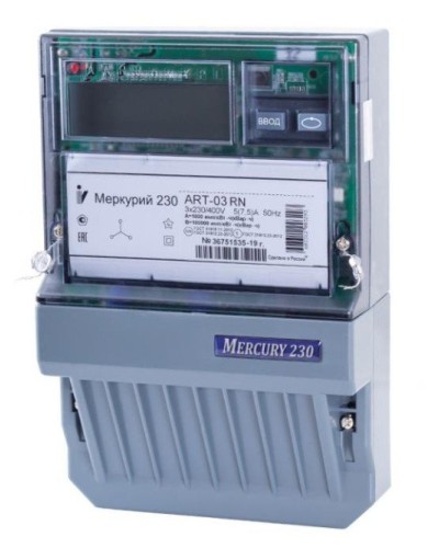 Меркурий 230 ART-01 PQRSIN 3ф 5-60А 1.0/2.0 класс точности, многотарифный (М0000051910). Счетчик электроэнергии. Инкотекс в Ярославле