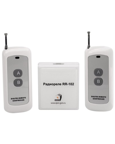 RR-102 + 2 пульта, 250-950 метров, питание 12В. Комплект радиореле. ИПРо в Ярославле