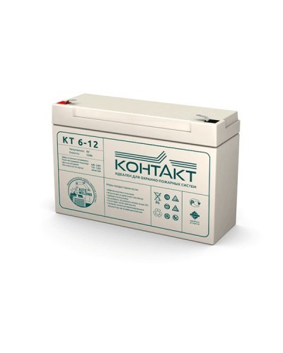 Контакт КТ 6-12. Аккумулятор герметичный свинцово-кислотный. Контакт в Ярославле