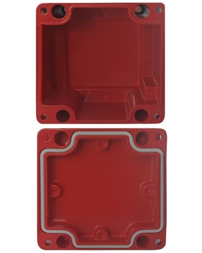 МКС Мороз, глухая, IP66/IP68, красный. Коробка коммутационная металлическая. Магнито-Контакт в Ярославле
