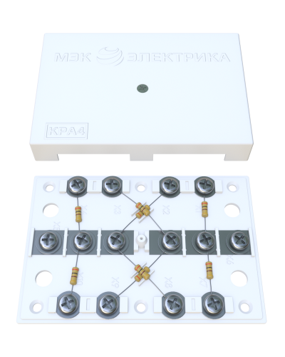 KRA-4 300 Om white (MEC42103). Коробка на 4 абонента. МЭК-Электрика в Ярославле