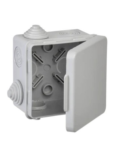 Коробка КМ 80х80х50 GENERICA (UKO31-080-080-050-K03-54G). Коробка распаячная для открытой проводки. GENERICA в Ярославле