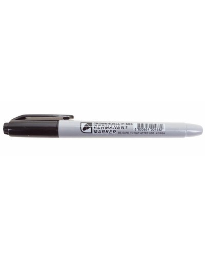Маркер перманентный Crown «Multi Marker Slim» 2 мм, черный, пулевидный (08-8201): Ручка для маркировки в Ярославле