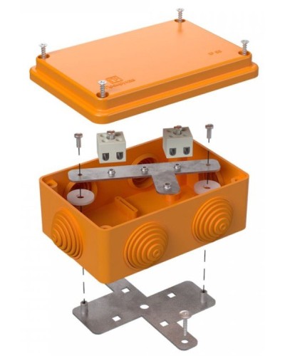 Коробка огнестойкая 120х80х50 (40-0340-FR2.5-4). Коробка огнестойкая для открытой установки. Промрукав в Ярославле