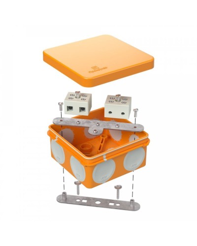 Коробка огнестойкая 80х80х40 (60-0210-FR10.0-4). Коробка огнестойкая для открытой установки. Промрукав в Ярославле