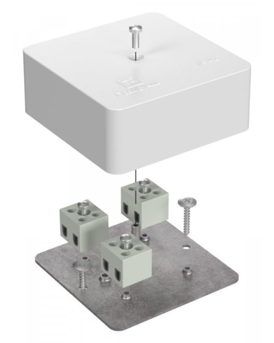 Коробка огнестойкая 75х75х30 (40-0450-FR2.5-6). Коробка огнестойкая для открытой установки. Промрукав в Ярославле