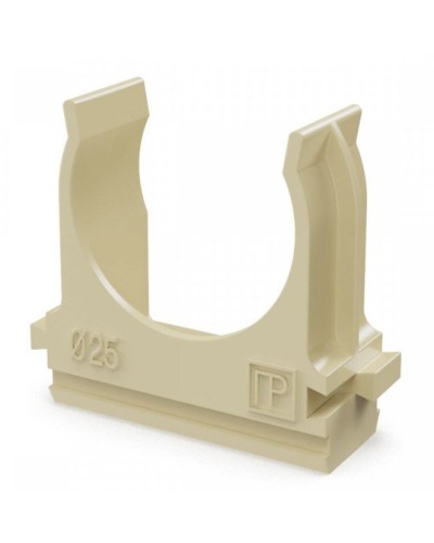 Крепёж-клипса для труб АБС-пластик сосна D25 (100 шт) (PR13.0050). Крепление для труб ПВХ. Промрукав в Ярославле