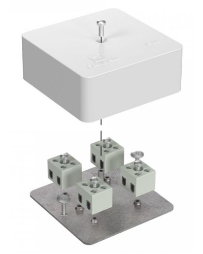Коробка огнестойкая 75х75х30 (40-0450-FR1.5-8). Коробка огнестойкая для открытой установки. Промрукав в Ярославле
