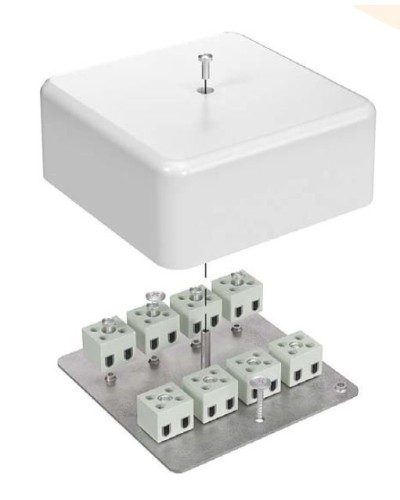 Коробка огнестойкая 103х103х45 для кабель-канала (40-0470-FR10.0-6). Коробка огнестойкая для кабель-канала. Промрукав в Ярославле