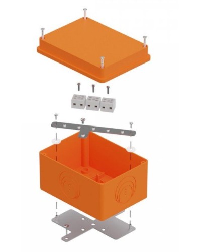 Коробка огнестойкая 150х110х90 E15-E120 для о/п (40-0351-FR6.0-6). Коробка огнестойкая для открытой установки. Промрукав в Ярославле