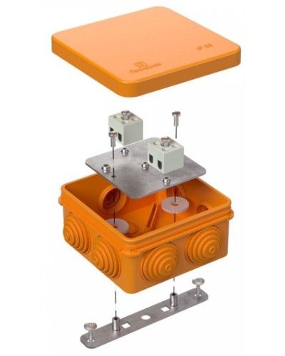 Коробка огнестойкая 80х80х40 (40-0210-FR2.5-4). Коробка огнестойкая для открытой установки. Промрукав в Ярославле