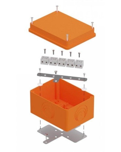Коробка огнестойкая 150х110х90 E15-E120 для о/п (40-0351-FR1.5-10). Коробка огнестойкая для открытой установки. Промрукав в Ярославле