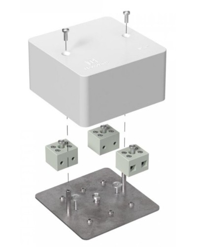 Коробка огнестойкая 103х103х45 (40-0470-FR2.5-6). Коробка огнестойкая для открытой установки. Промрукав в Ярославле