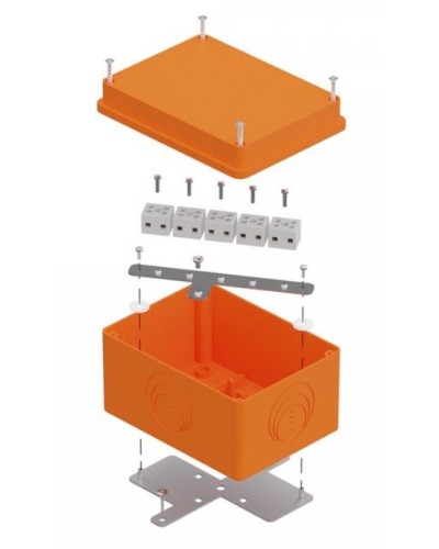 Коробка огнестойкая 150х110х90 E15-E120 для о/п (40-0351-FR2.5-10). Коробка огнестойкая для открытой установки. Промрукав в Ярославле