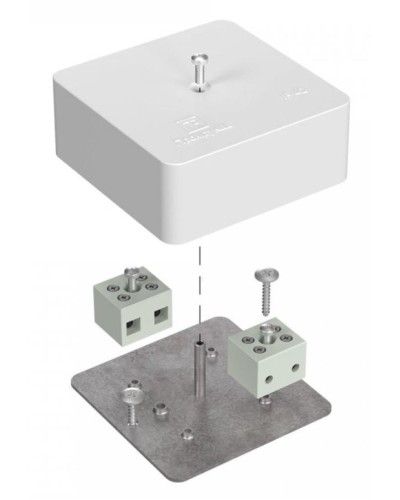 Коробка огнестойкая 75х75х30 (40-0450-FR1.5-4). Коробка огнестойкая для открытой установки. Промрукав в Ярославле