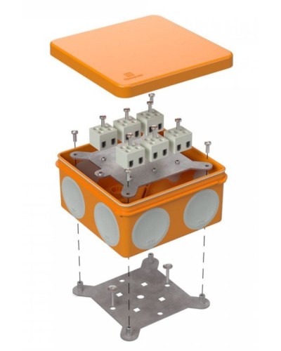 Коробка огнестойкая 60-0300-FR2.5-12 Е15-Е120 100х100х50. Коробка огнестойкая для открытой установки. Промрукав в Ярославле