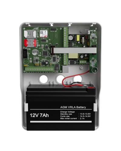 Mega v.5 LTE в корпусе (под АКБ 1,2-7 Ач с БРП 12V 2,5А). Панель охранная радиоканальная. Ритм в Ярославле