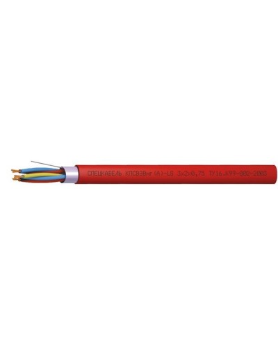 КПСВЭВнг(А)-LS 4х2х2,5 (Спецкабель). Кабель симметричный для систем сигнализации и управления, групповой прокладки, с пониженным дымо- и газовыделением. Спецкабель в Ярославле