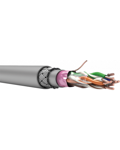 TechnoLAN F/UTP SWA PS Cat 5e ZH нг(A)-HF 2x2x0,52. Кабель «витая пара» (LAN) для структурированных систем связи. СПКБ-Техно в Ярославле