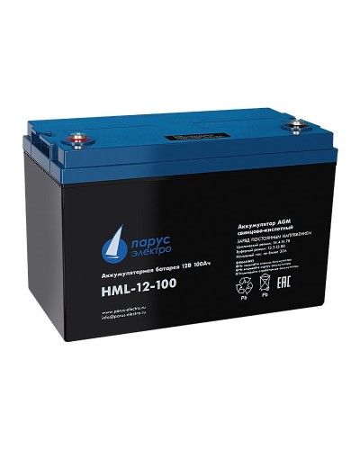 HML-12-100. Аккумулятор герметичный свинцово-кислотный. Связь инжиниринг в Ярославле