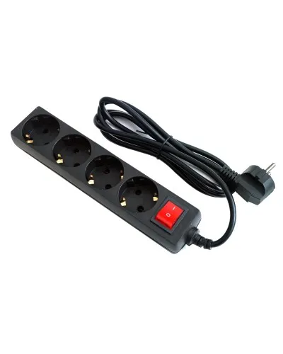 SP4B-218. Сетевой фильтр 4 розетки, 1,8м черный. 5bites в Ярославле