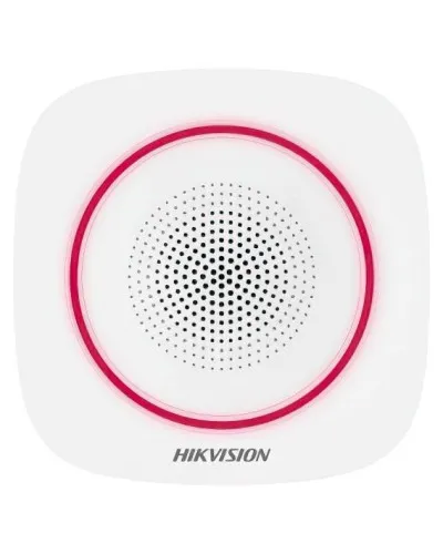 DS-PS1-II-WE(RU) Red Indicator. Оповещатель свето-звуковой радиоканальный. AX PRO Hikvision в Ярославле