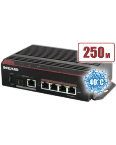 STP-411HP. Коммутатор 4-портовый. Beward в Ярославле