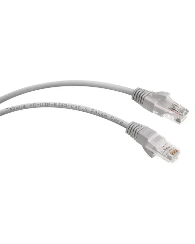 PC-UTP-RJ45-Cat.6-1.5m (7273c), серый. Патч-корд медный. CABEUS в Ярославле