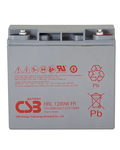 CSB HRL 1280W FR. Аккумулятор герметичный свинцово-кислотный. CSB в Ярославле