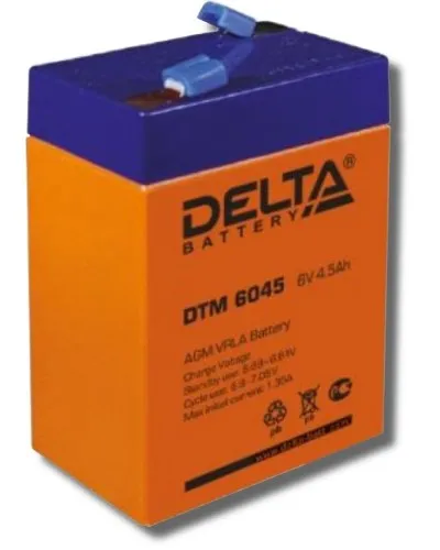 Delta DTM 6045. Аккумулятор герметичный свинцово-кислотный. Delta в Ярославле