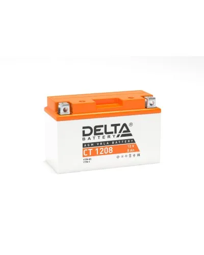 Delta CT 1208. Аккумулятор герметичный свинцово-кислотный стартерный. Delta в Ярославле