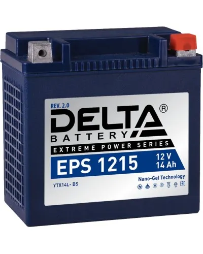 Delta EPS 1215. Аккумулятор герметичный свинцово-кислотный стартерный. Delta в Ярославле
