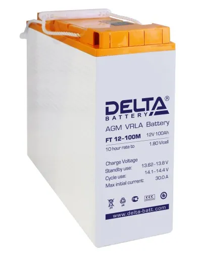 Delta FT 12-100 M. Аккумулятор герметичный свинцово-кислотный. Delta в Ярославле