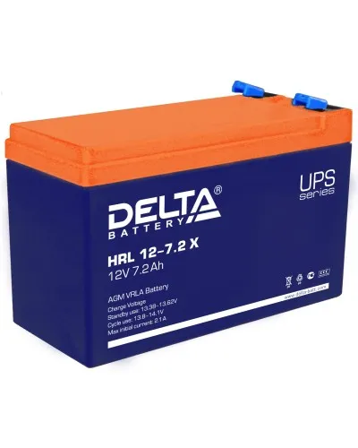 Delta HRL 12-7.2 X. Аккумулятор герметичный свинцово-кислотный. Delta в Ярославле