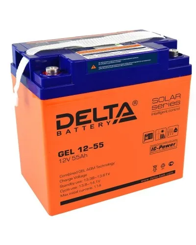 Delta GEL 12-55. Аккумулятор герметичный свинцово-кислотный. Delta в Ярославле