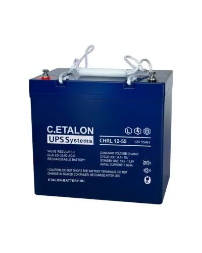 C.ETALON CHRL 12-55. Аккумулятор герметичный свинцово-кислотный. ETALON в Ярославле
