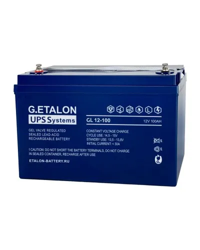 G.ETALON GL 12-100. Аккумулятор герметичный свинцово-кислотный. ETALON в Ярославле
